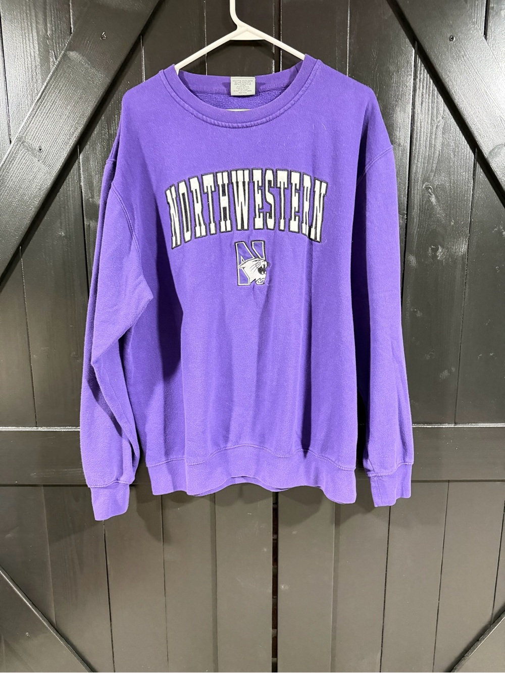 Vintage Northwestern Purple Crewneck Sweatshirt with Logo
